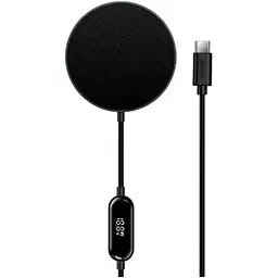 Бездротовий зарядний пристрій Baseus Simple Mini2 Magnetic Wireless Charger 15W Black (CCJJ010001) [90315]
