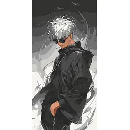 Картина за номерами Магічна битва Годжо Сатору Jujutsu Kaisen Satoru Gojo 40х80 см PN JK SG 1