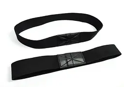 Лямки атлетичні EasyFit для турніку та поперечини чорні (EF-0036)