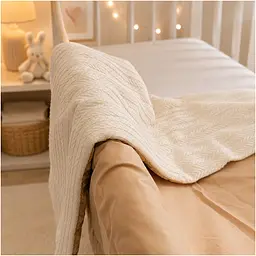 Плед дитячий MirSon Premium Pique Creamy 90х110 см (2200013893653) - мініатюра 6