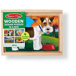 Пазл Melissa & Doug Домашні тварини набір з 4 пазлів в коробці (MD3790) - мініатюра 4