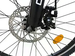 Електровелосипед Crosser E-LIT 26 дюймів (500W/48V/20Ah) з кошиком Чорний - мініатюра 6
