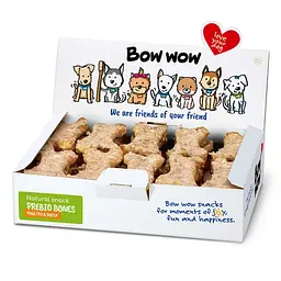 Ласощі для собак Bow wow натуральні кісточки з домашньої птиці та юки (30 шт/уп ) box