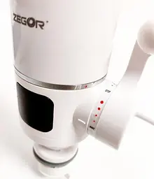 Проточний кран-водонагрівач на мийку Zegor EC-701 LED з ПЗВ 30412 - мініатюра 7