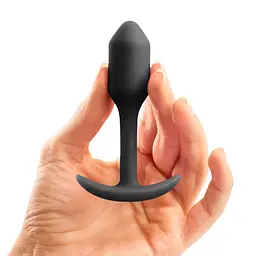 Анальна пробка B-Vibe Snug Plug 1, 8.6 см (чорний) - мініатюра 4