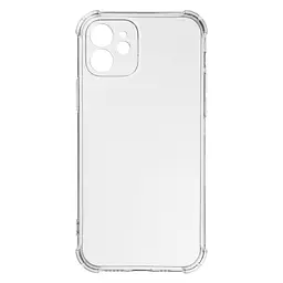 Прозрачный чехол для Apple iPhone 12 с защитой камеры и усиленными бортами, тонкий, силиконовый, бесцветный, ударопрочный, противоударный бампер с закрытой камерой, ArmorStandart (ARM63364)
