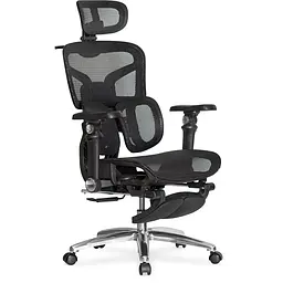 Крісло Mealux S2 Air Plus Black (арт. HF-S2 M/B)