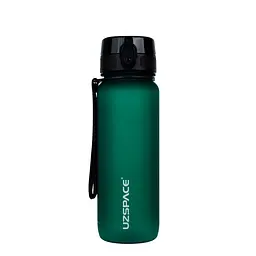 Пляшка для води UZSPACE 3053Dark-Green 800 мл, темно-зелена