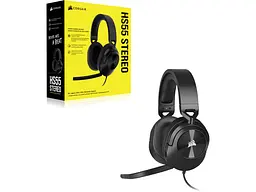Навушники з мікрофоном Corsair HS55 Stereo Carbon (CA-9011260) - мініатюра 5