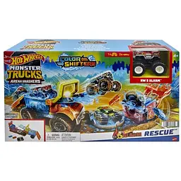 Ігровий набір Monster Truck Hot Wheels Пожежний порятунок Зміни колір (HPN73) - мініатюра 8