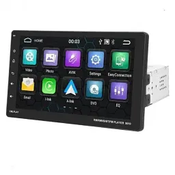 Автомобільна магнітола із сенсорним екраном 1DIN CAR MP5 9010С Carplay
