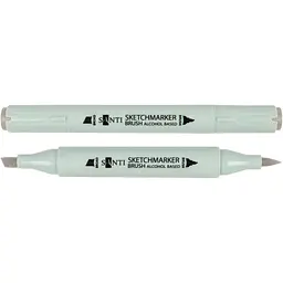 Набір спиртових маркерів Santi Brush SA-WG5 теплий сірий 5, 6 шт. (390943)