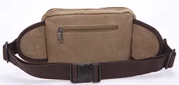 Бананка текстильна на пояс 20081 Vintage хакі - мініатюра 7