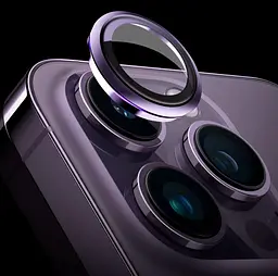 Захисне скло на камеру iLera для Apple iPhone 14 Pro/14 Pro Max Purple (iLFPPR02) [78653] - мініатюра 5