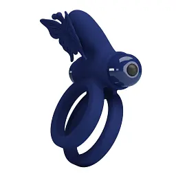 Віброкільце Pretty Love Powerful Vibro Butterfly Cock Ring - мініатюра 3