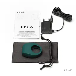 Преміальне ерекційне віброкільце LELO Tor 2 Green для пар - мініатюра 4