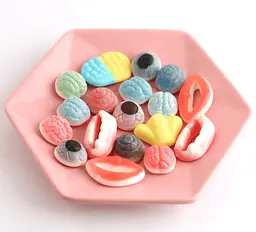 Желейні цукерки Halloween Candy Monster Nose Mouth Eye Shape Gummy Candy 1шт, 10г - мініатюра 4