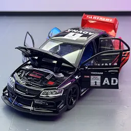 Колекційна металева модель автомобіля АвтоЕксперт Mitsubishi Lancer Evolution IX з інерцією, світлом та звуком 1:32 - мініатюра 5