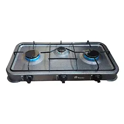 Таганок 3 конфорки Domotec VigohA MS-6603 Сірий - мініатюра 2