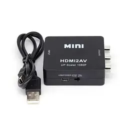 Перехідник HDMI (F) - 3xRCA (F), Extradigital, чорний (KBH1762)