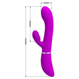 Вібратор-кролик Pretty Love Clitoris - мініатюра 3