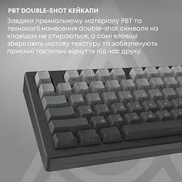 Клавіатура Ajazz AK820 V2 White Peach Switch (AK820-V2-WP-S-W) - мініатюра 10