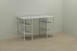 Комп'ютерний стіл Ferrum-decor Карен 75x120x70 білий ДСП Білий 16мм (FRD-102276)