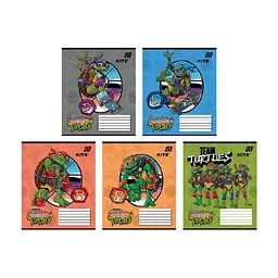 Зошит Kite Ninjia Turtles, 12 аркушів, клітинка (NT26-232), в асортименті