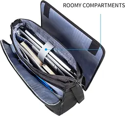 Сумка листоноша для ноутбука 15,6 дюймів Kroser Laptop Bag NTM2832NX Чорна