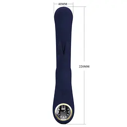 Вібратор - Pretty Love Lamar Vibrator Blue - мініатюра 2