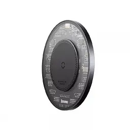 Бездротовий ЗП Baseus Simple 2 15 W CCJJ050001 + Кабель Type-C To Type-C 24 W (1m) - мініатюра 7