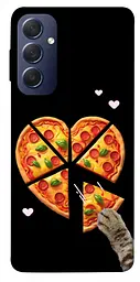 Чохол Demsky Pizza Love Cat для Samsung Galaxy M54 5G
