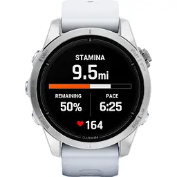 Смарт-годинник Garmin Epix Pro [Gen 2] Standard Edition 42mm Silver with Whitestone Band [010-02802-00] [86539] - мініатюра 9