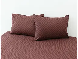 Постільна білизна (R128Brown) Євро TAG tekstil pbe0028289 - мініатюра 4