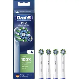 Насадки для електричної зубної щітки Oral-B Pro Cross Action 4 шт.