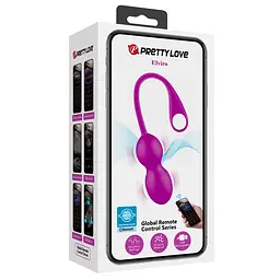 Віброкульки Pretty Love Elvira Vibrating Egg Purple (App) - мініатюра 8