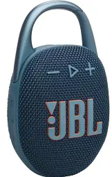 Колонка портативна 1.0 JBL Clip 5 Blue, 7B, Bluetooth, живлення від акумулятора, IP67 водонепроникна