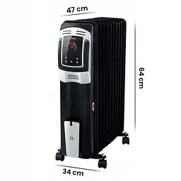 Масляний обігрівач Cronos Heaters радіатор 2500 Вт - мініатюра 6