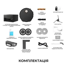 Робот-пилосос миючий Dreame Bot X50 Master - мініатюра 19