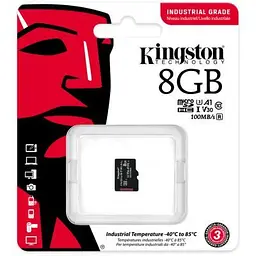 Карта пам'яті Kingston 8GB microSDHC class 10 UHS-I V30 A1 (SDCIT2/8GBSP) - мініатюра 3
