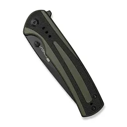 Ніж Sencut Regnator, Black/Green G10, Black Stonewash (S24057-2) - мініатюра 4