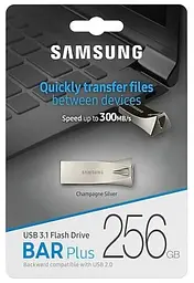 Флеш-накопичувач USB 256Gb Bar Plus, Silver, USB 3.1 Gen 1, до 300 МБ/с (MUF-256BE3) Samsung teh0029136 - мініатюра 5