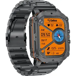 Смарт-годинник Gelius Tactical Heavy (GP-SW016) Black Chrome (2099901019097) - мініатюра 6