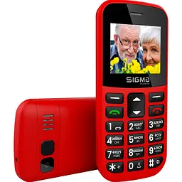 Мобільний телефон Sigma mobile Comfort 50 Easy Red (4827798585221) UA-UCRF [131384] - мініатюра 3