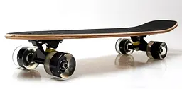 Пенні борд скейтборд 55 х 15 см ABEC-9 "Canada" чорні колеса, що світяться