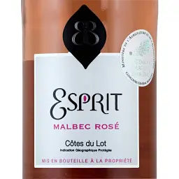 Вино Chateau Laur Esprit IGP Cot du Lot рожеве сухе 0.75 л - мініатюра 2