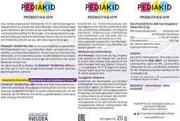 Пробіотик Pediakid Probiotiques-10M 10 пакетиків-саше - мініатюра 2