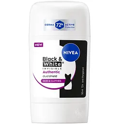 Антиперспірант Nivea Black & White Invisible Authentic 72h Active Protection Anti-Perspirant 50 мл