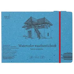Альбом для акварелі AUTHENTIC А5 (24,5х17.6см) 280г/м2 12л SM-LT Art