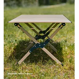 Складаний стіл Naturehike Star Jane T01 CNK2550JJ018, 119х60 см, вуглецева сталь, бежевий - мініатюра 12